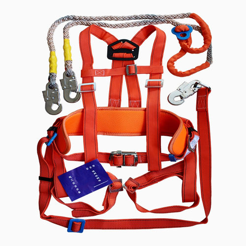 电工安全带全身五点式双背双保险加宽加厚腰带围杆配件高空安全绳