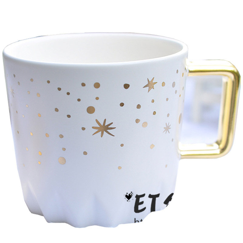 星巴克杯子正品 礼物情侣杯射 星座杯双层马克杯可爱女生喝水杯盖