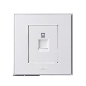 simon西蒙开关插座56系列86型电脑信息网线面板墙壁网络V55218网