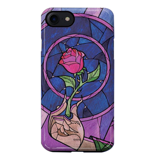 Disney苹果X手机壳美女与野兽iPhoneXS/7PLUS玫瑰防摔保护套X