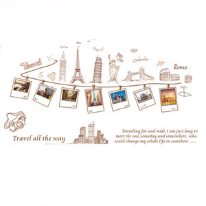 墙贴纸卧室客厅电视背景温馨装饰创意相框壁照片贴纸画