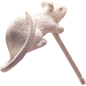 巧魂原创纯手工925纯银耳钉女生肖2020年鼠年耳环2019新款潮小老