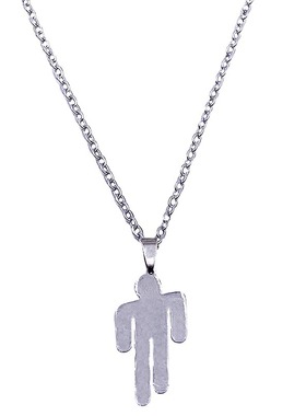 自制比莉小斜网红钛钢学生项链