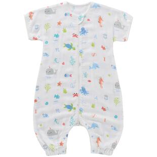 艾娜骑士婴儿睡袋竹棉纱布分腿式睡袋宝宝儿童分脚防踢被春秋冬款