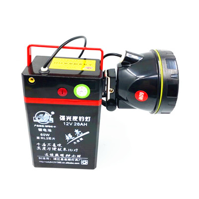 鸿顺户外超亮钓鱼12v7ah20ah