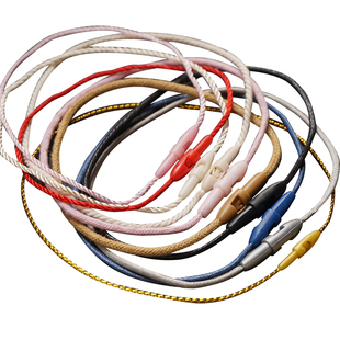 服装吊粒衣服挂绳子弹头吊绳吊牌绳子单插高档通用标签绳棉绳蜡绳