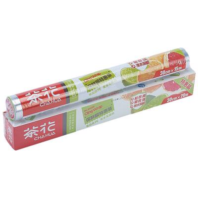 茶花一次性保鲜膜大卷厨房家用