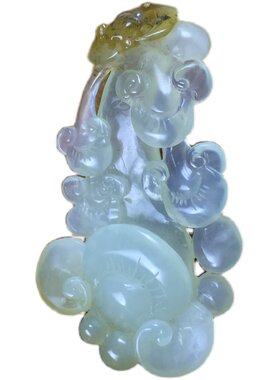 淘宝直播天然玉石岫岩玉石吊坠手镯手链黄白老玉析木绿河磨玉专拍