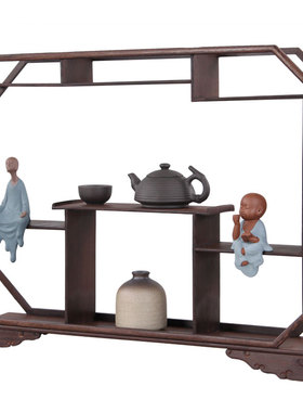 红木紫砂壶茶具架茶壶实木架仿古
