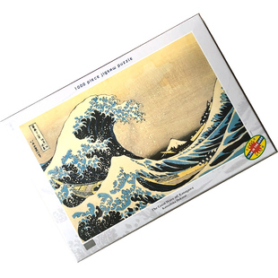 包邮香港环保夜光1000片名画拼图浮世绘江户葛饰北斋神奈川冲浪里