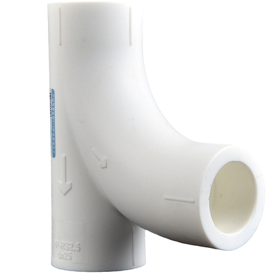 【三中金牛】PPR水管配件等径顺水三通大流量管件4 6分接头加厚