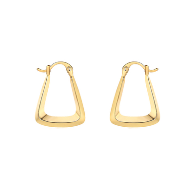 法式风几何方形百搭ins会动耳环