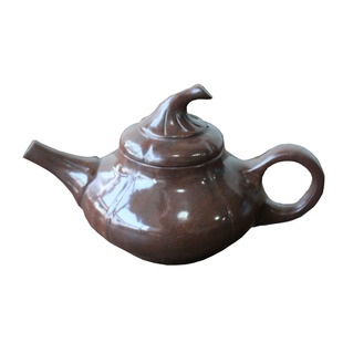 纯天然木鱼石原石功夫茶壶茶具 非紫砂陶瓷养生保健用具健康礼品