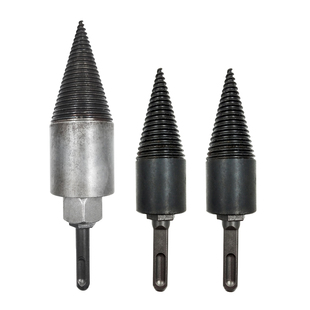 家用劈柴螺旋钻头冲击钻电锤多功能木工具电动小型木头分裂锥神器