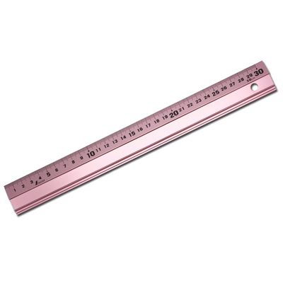 日本亲和shinwa铝制防滑绘图直尺