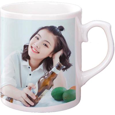 马克杯定制印照片竹盖可刻字