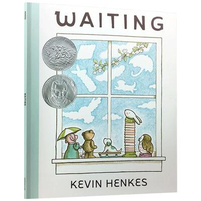 【送音频】2016年凯迪克银奖英文原版 Waiting 等待 凯迪克获奖作品 苏斯银奖 3-6岁儿童睡前晚安故事亲子共读  英语睡前故事