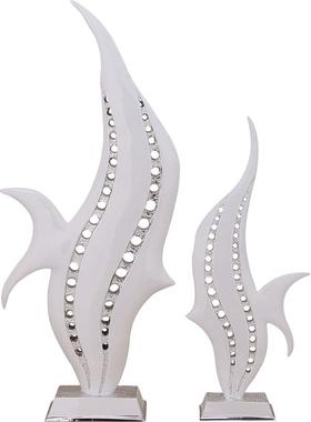 年年有余电视柜情侣结婚闺蜜摆件