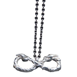 925银 日剧无间双龙同款 衔尾龙 噬尾龙 项链吊坠 生田斗真小栗旬