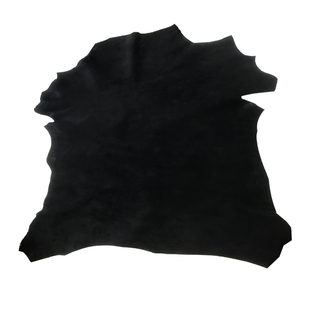 特价黑色羊反绒翻毛皮羊皮真皮山羊皮皮料箱包鞋羊京内里皮革面料