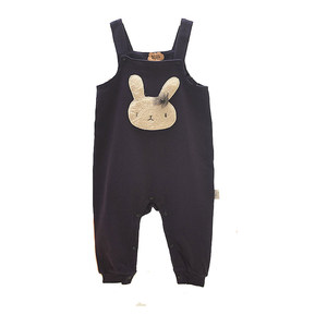 衣拉拉秋款婴儿背带裤男童宝宝裤子纯棉休闲连体长裤可开档0-1岁