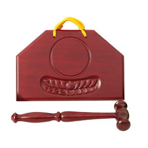 结实耐用云板佛事集合加厚雕刻莲花 实木打板