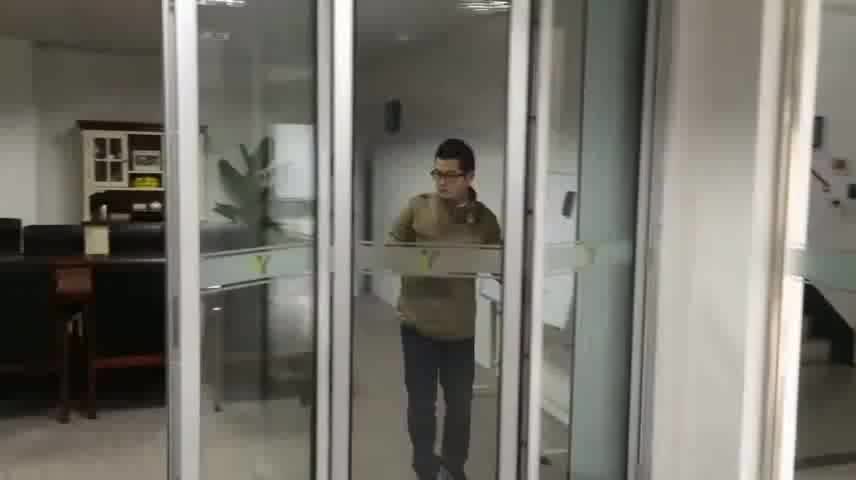 Aluminum Frame Tempered Glass Bifold Folding Door Used Exterior ... Aluminum Frame Tempered Glass Bifold Folding Door Used Exterior ...