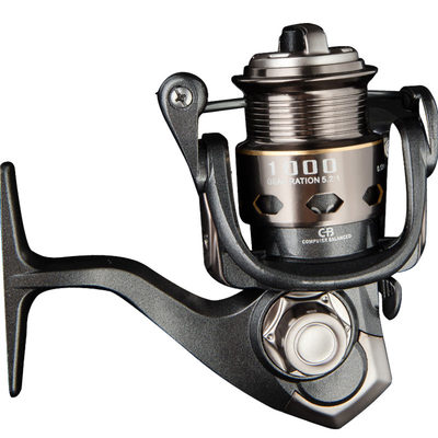 全金属微物路亚抛竿纺车轮浅线杯