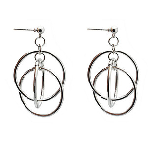 金泰亨同款耳环耳钉防弹少年团多层圆圈耳坠韩版潮人个性街头男女