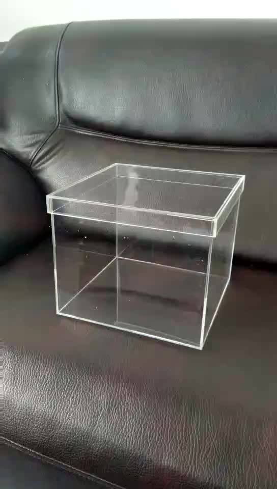 2017 Fashion Customized Made Clear Acrylic Shoe Box For Sale Buy