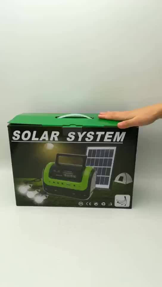 Portable Solar Outdoor Light Kit With 7ah Battery 10w/18v Panel Buy Portable Solar Light,Solar
