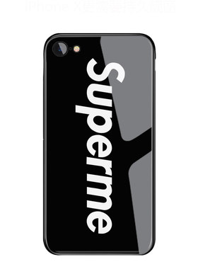 iphone玻璃字母抖音女款6s手机壳
