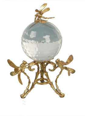 欧式风水晶球摆件软装饰品