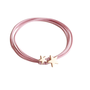 小星星~ins小清新手作发圈韩国少女扎头发橡皮筋皮圈发带发绳头绳