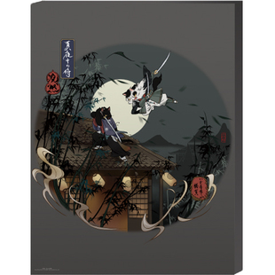 画猫浮世绘梦唐雅宋无框装饰画桌面摆设布艺画原创动漫周边文具品