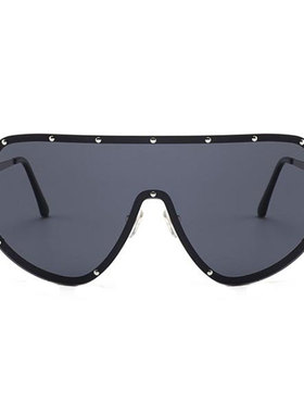 新款欧美大框连体时尚百搭太阳镜