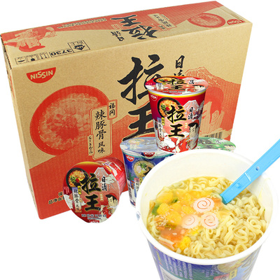 日清拉王日式豚骨拉面速食方便面