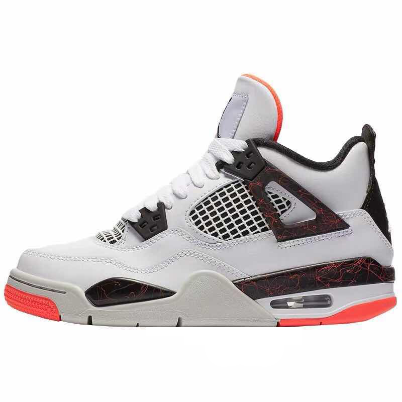 Air Jordan 4 AJ4 黑红情人节热熔岩黑镭射变色龙鸳鸯308497-116