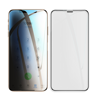 适用苹果x钢化膜iPhoneX防窥6/7/8plus/xr屏幕偷窃全屏覆盖ix防窥视透