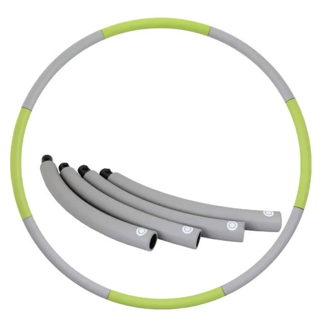 Обруч для фитнеса. Складной обруч гибкий. Обруч из резины. Набор Hoop. Набор Hoop, зеленый.