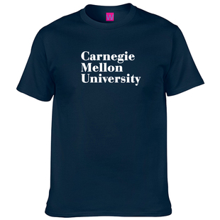 卡内基梅隆 美国大学短袖T恤CMU CARNEGIE MELLONON UNIVERSITY
