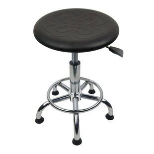 防静电无尘车间工作流水线员工作医院化学校实验室升降旋转圆凳子