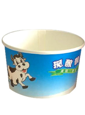 一次性酸奶碗现酿酸奶盒固体纸碗