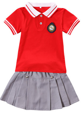 幼儿园园服儿童班服短袖夏季套装