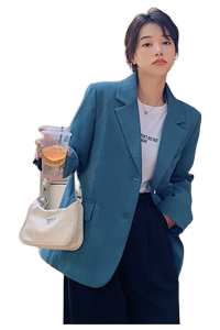 现货X816P105K1682021秋装新款小西装外套女