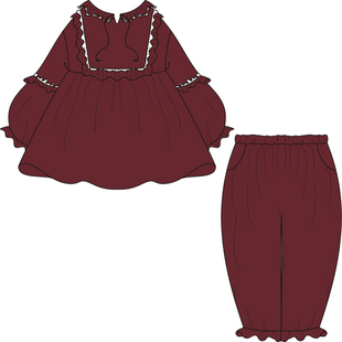 睡衣女春秋韩版甜美新婚情侣春季红色家居服结婚套装男家居服