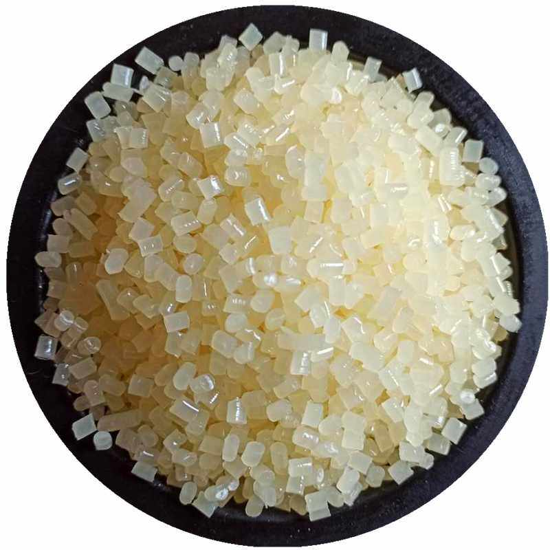自动糊盒机用热熔胶粒覆膜纸盒封边用快干型黄色高粘热熔胶颗粒胶