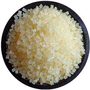 自动糊盒机用热熔胶粒覆膜纸盒封边用快干型黄色高粘热熔胶颗粒胶