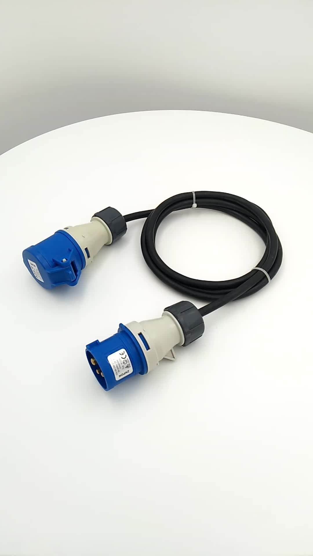 Znpon 16a 250v 2p+e Industrial Power Extension Cord Y04 Buy Extension