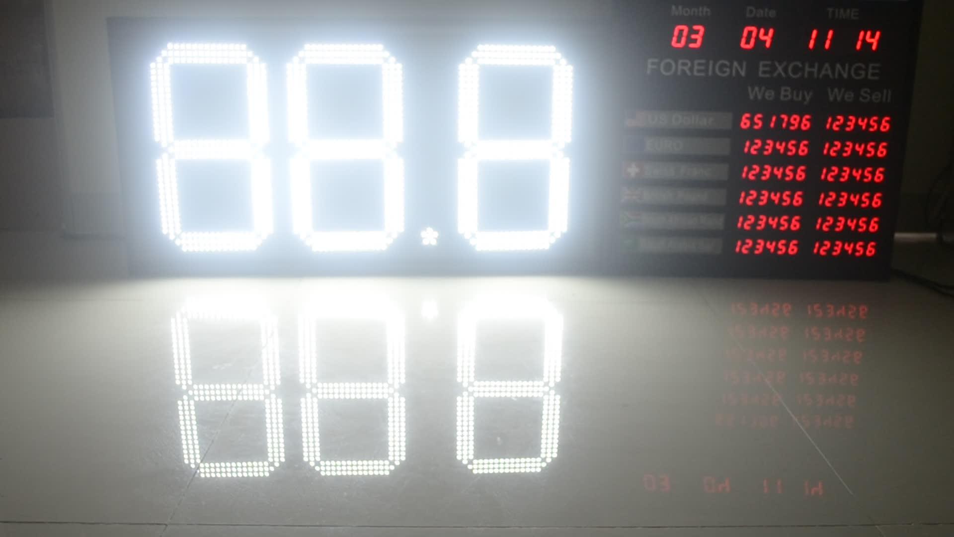 Big Led Digital Clock Race Timer 12inch Small Metal Numbers 8 Led Clock Display 7 Segment Buy